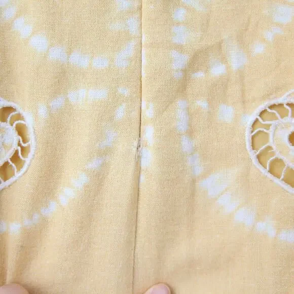 Sea New York Liat Embroidery Yellow Dress - Size 12 - Picture 9 of 9